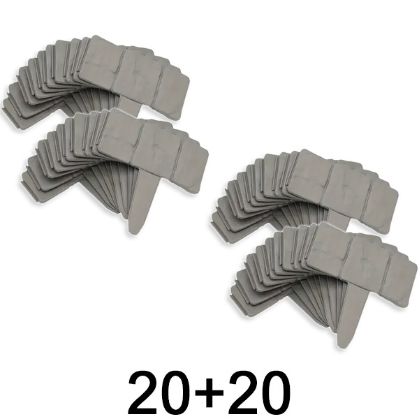 2x Zahradní obrubníky v kamenném provedení | MINIFENCE 10+10 ZDARMA