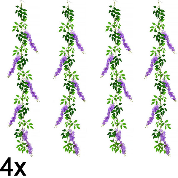 4x Simulace vistáriového květu | WISBLOOM