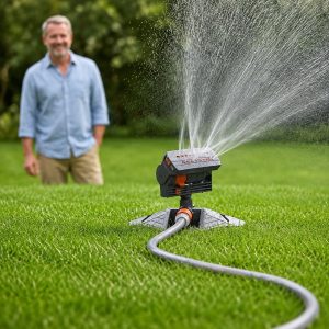 Oscilační nastavitelný zahradní postřikovač – pokryje až 278 m² | WETSWEEP